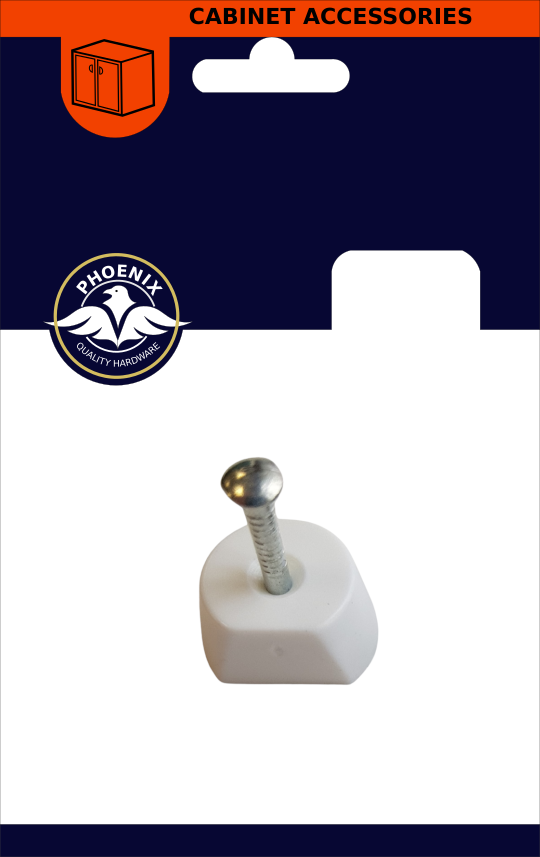 White Shelf Support