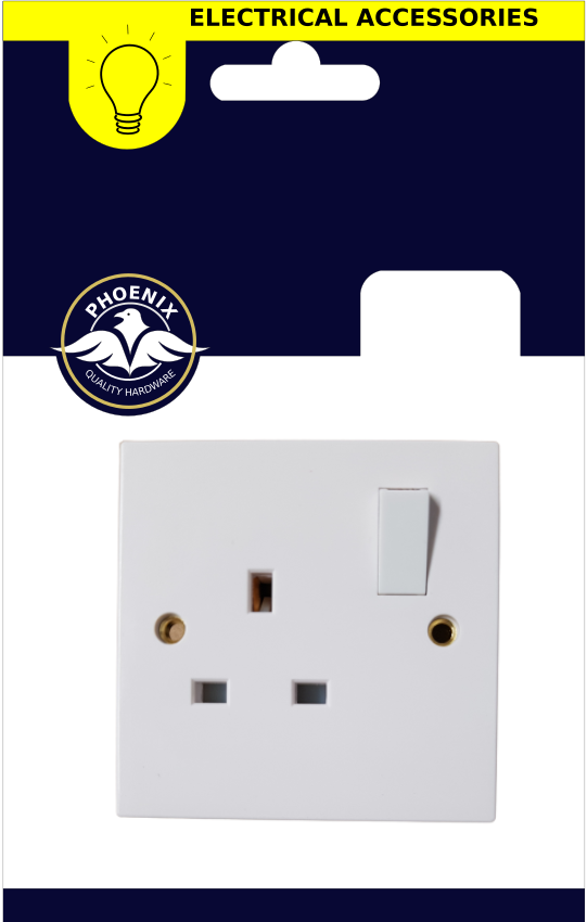 1 Gang Socket Switched Single Pole
