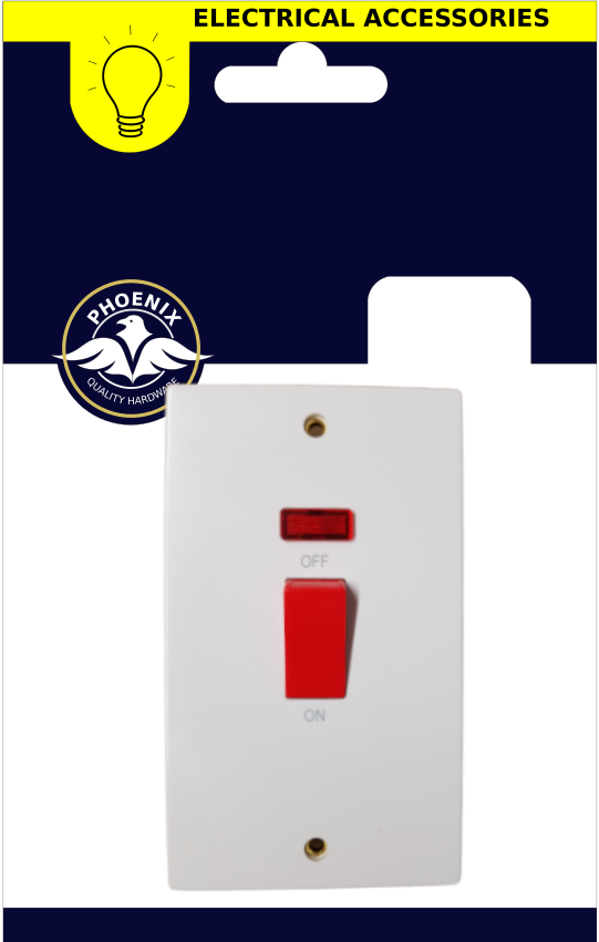 45Amp Double Cooker Switch and Neon