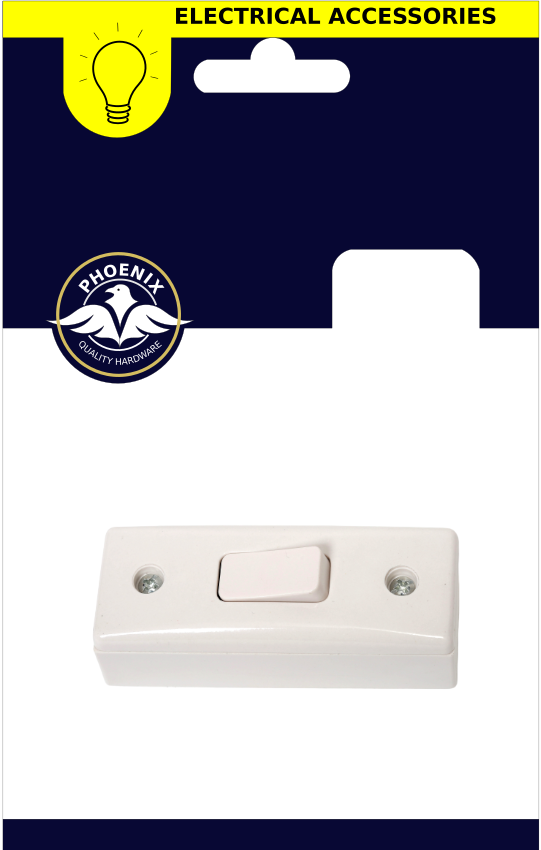Single 1 Gang 2 Way Architrave Switch