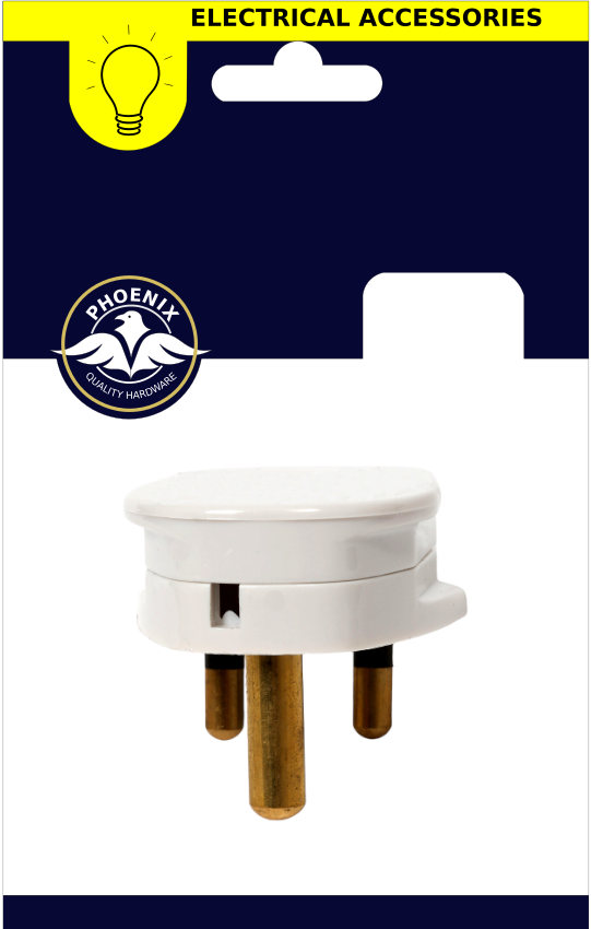5Amp Round Pin Plug Top