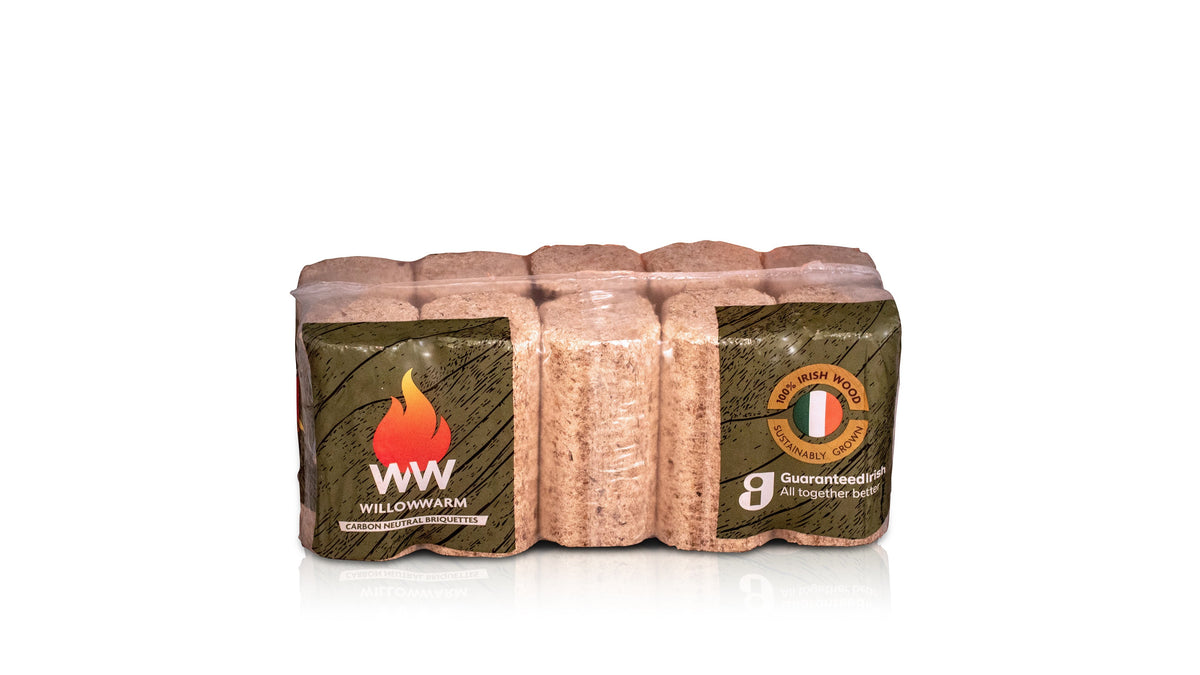 Willow warm briquettes (Get 3 bales for €18)
