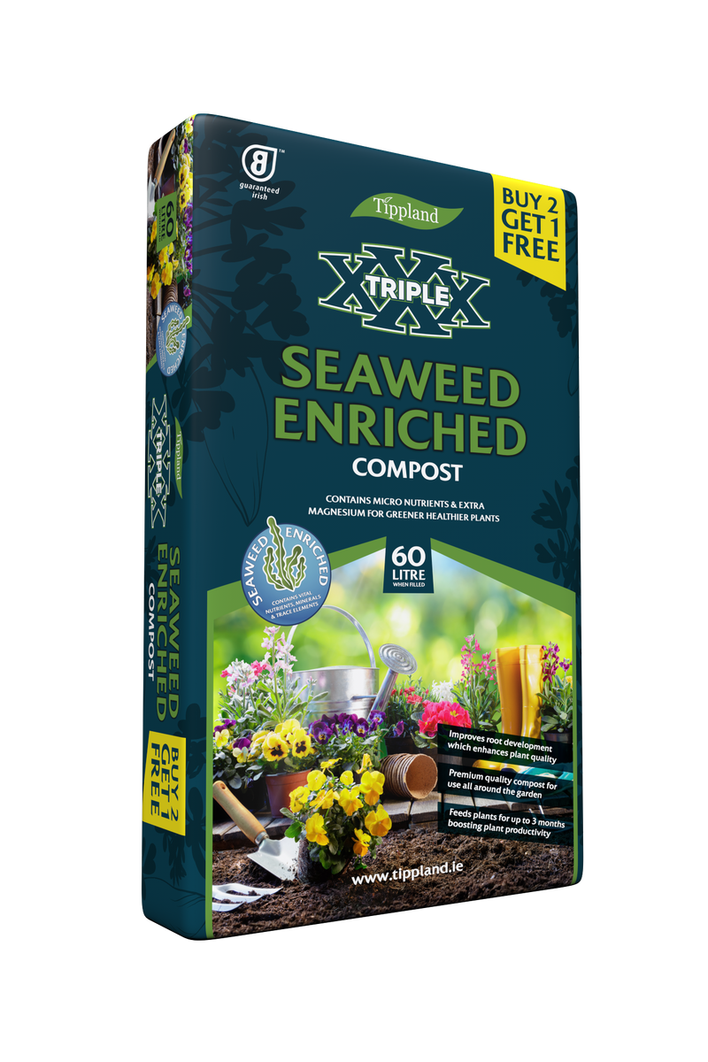 Tippland Triple XXX Seaweed Compost 60L - Buy 2 Get 1 Free