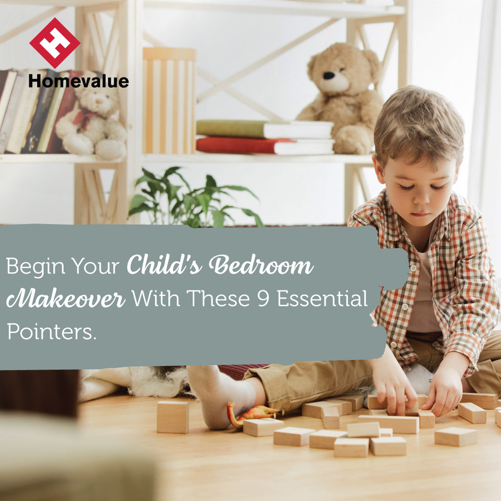 Begin your child's bedroom makeover with these 9 essential pointers