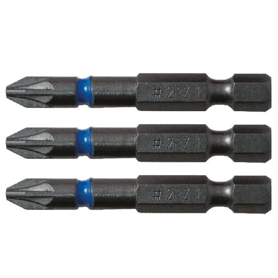 CK Blue Steel Impact Bits - PZ1 50mm