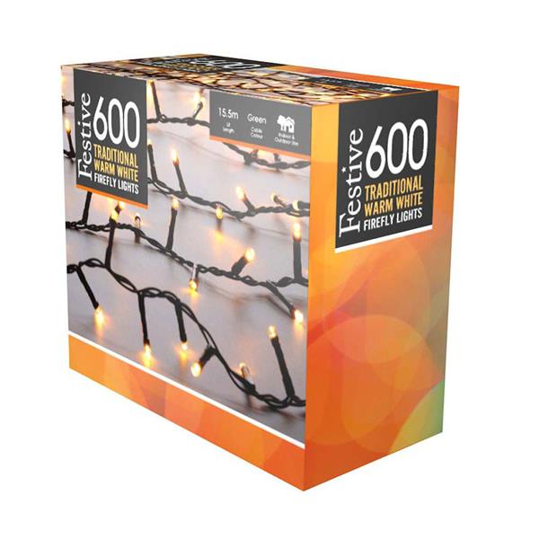 600 FireFly Christmas Tree Lights