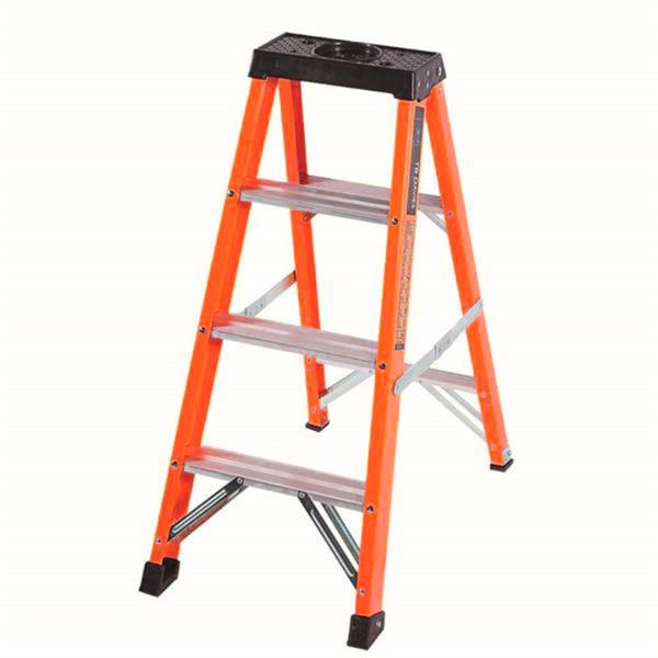 Home Decor 4 Step Single-Sided Fibreglass Step Ladder