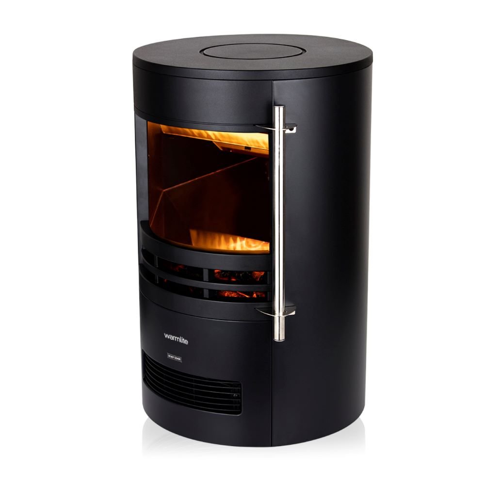 Elmswell 2KW Contemporary Stove With 3D Flame Effect