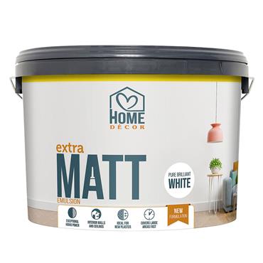 Home Decor Matt Pure Brilliant White 10L