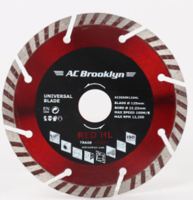 AC Brooklyn 125mm Diamond Blade Red HL Series 22.23mm