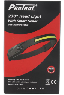 Protool 230 Degree Headlight with Smart Sensor