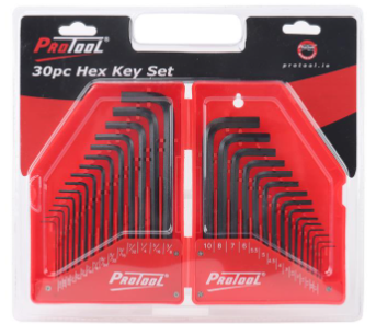 Protool 30pc Hex Key Set