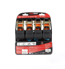 Protool 4pc Ratchet Tie Down Set