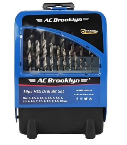 AC Brooklyn 19PC HSS Drill Bit Set
