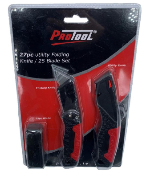 Protool 27pc Utility Knife 25 Blade
