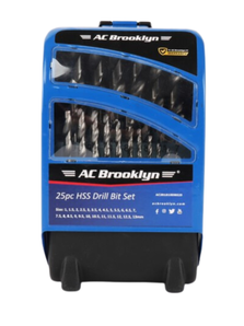 AC Brooklyn 25PC HSS Drill Bit Set