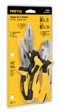 Pretul Pliers Comfort Grip Set 3pc