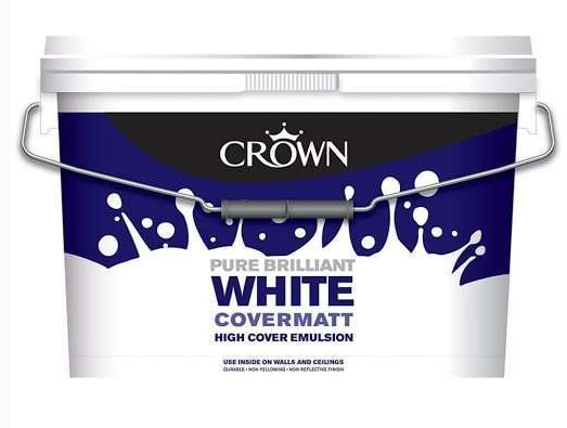 Crown Cover Matt Whte 10L