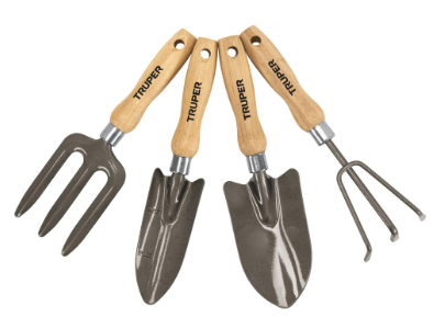 Truper 6" Gardening Tool Set 4 Pieces