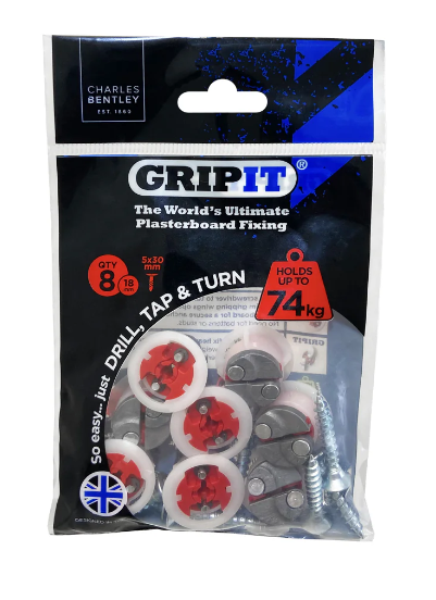 GriptIt Plasterboard Fixings 18mm