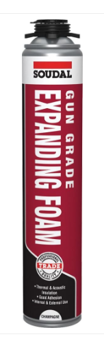 Soudal 750ml Gun Grade Expanding Foam B3 Trade
