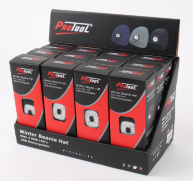 Protool Cosy Beanie Hat 4 SMD USB