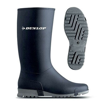 Dunlop Sports Ladies/Youths Navy Wellingtons