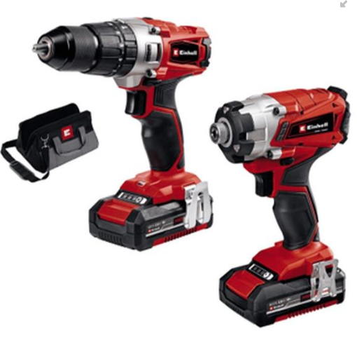 Einhell 18V cordless impact drill&impact driver twin pack