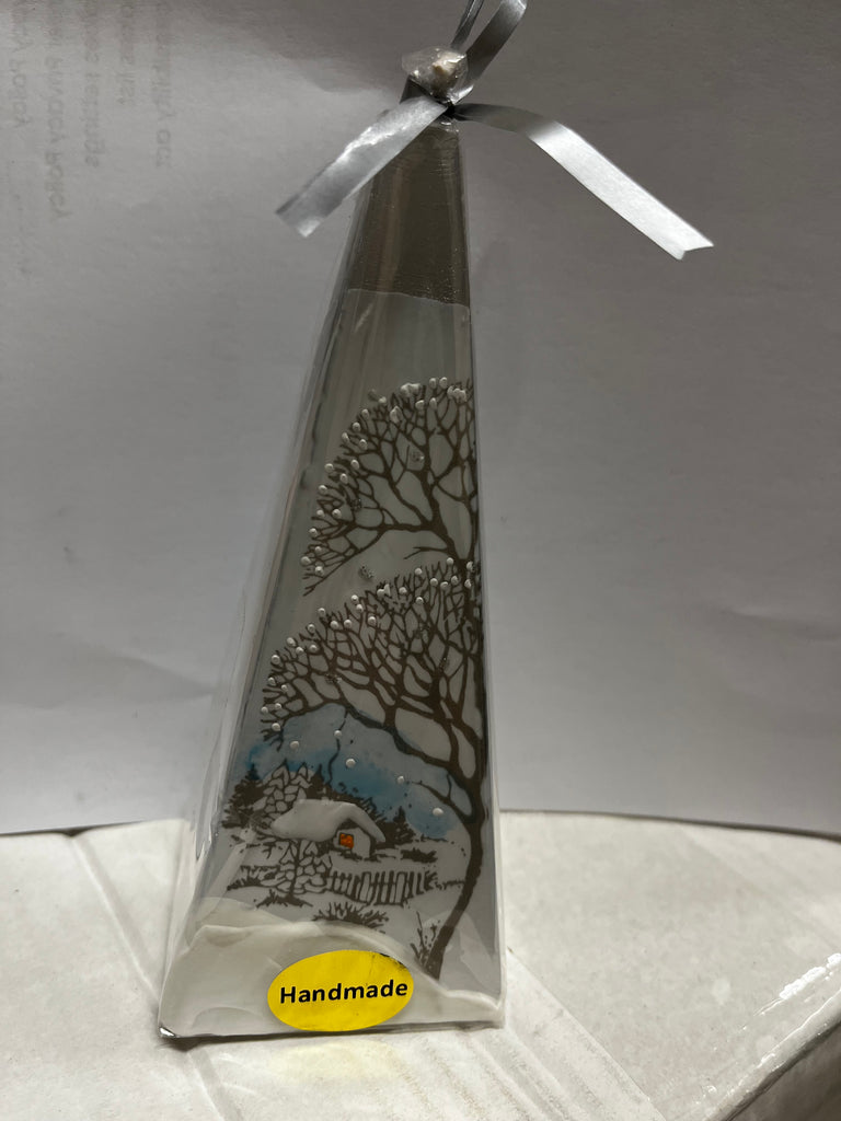 Christmas Candle Pyramid 15cm