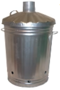 GALVANISED INCINERATOR