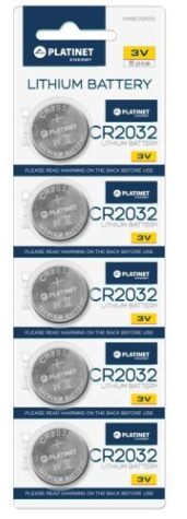 Platinet CR2032 3v lithium battery