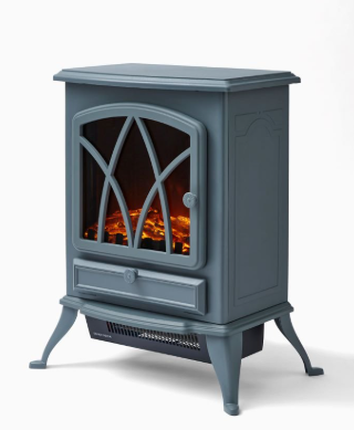 Stirling Electric Fireplace Heater 2KW Grey