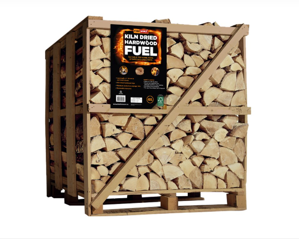 Kiln Dried Hardwood Logs Crate 1m³