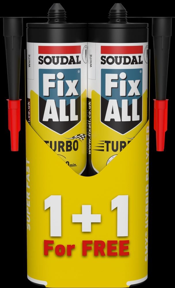 Soudal Fix All Turbo White Duopack 1+1 (290ml)