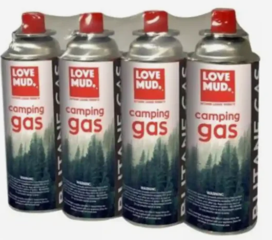 Love Mud butane gas 4 pack