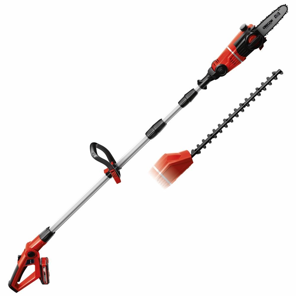 Power X-Change 18V Cordless High Reach Hedge Trimmer and Pruner Kit