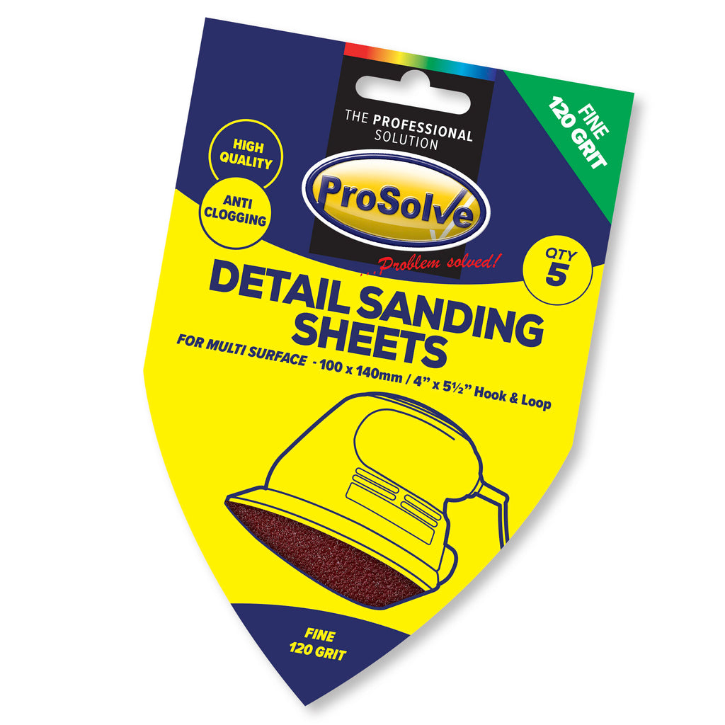 PROSOLVE DETAIL SAND SH H&L 100X140MM 5PC