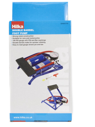 Hilka double foot pump