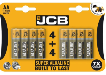 JCB AA batteries (8pack)