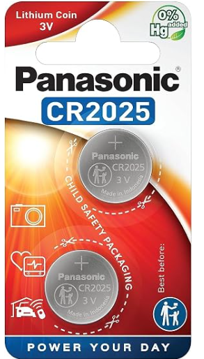 Panasonic CR2025 3v lithium coin