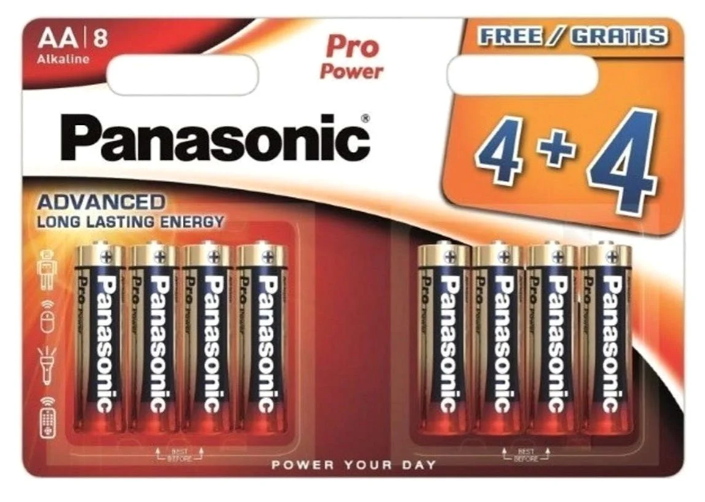 Panasonic Pro Power AA Batteries | 4+4 Free