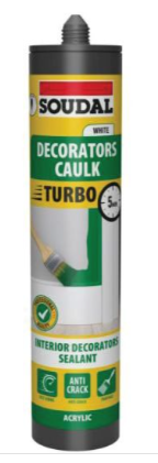 Soudal Turbo Decorators caulk (white)