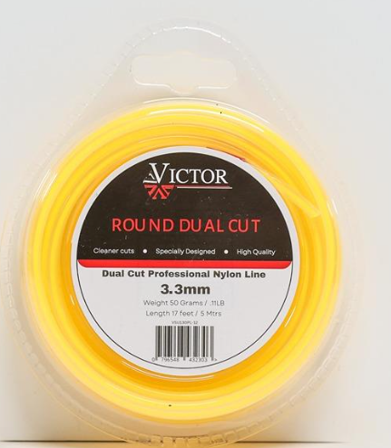 Victor round dual cut 3.3mm nylon line