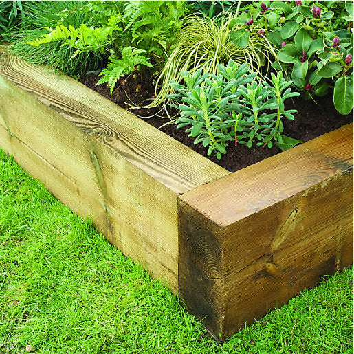 Railway Sleepers Treated 200mm x 100mm x 2.4m