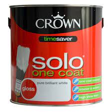 Crown Solo One Coat Pure Brilliant White Gloss