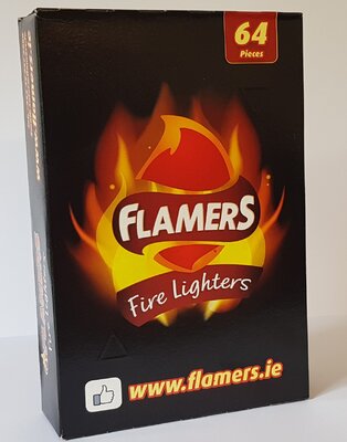 Flamers Firelighters 64 Pack (Get 3 boxes for €6.50)